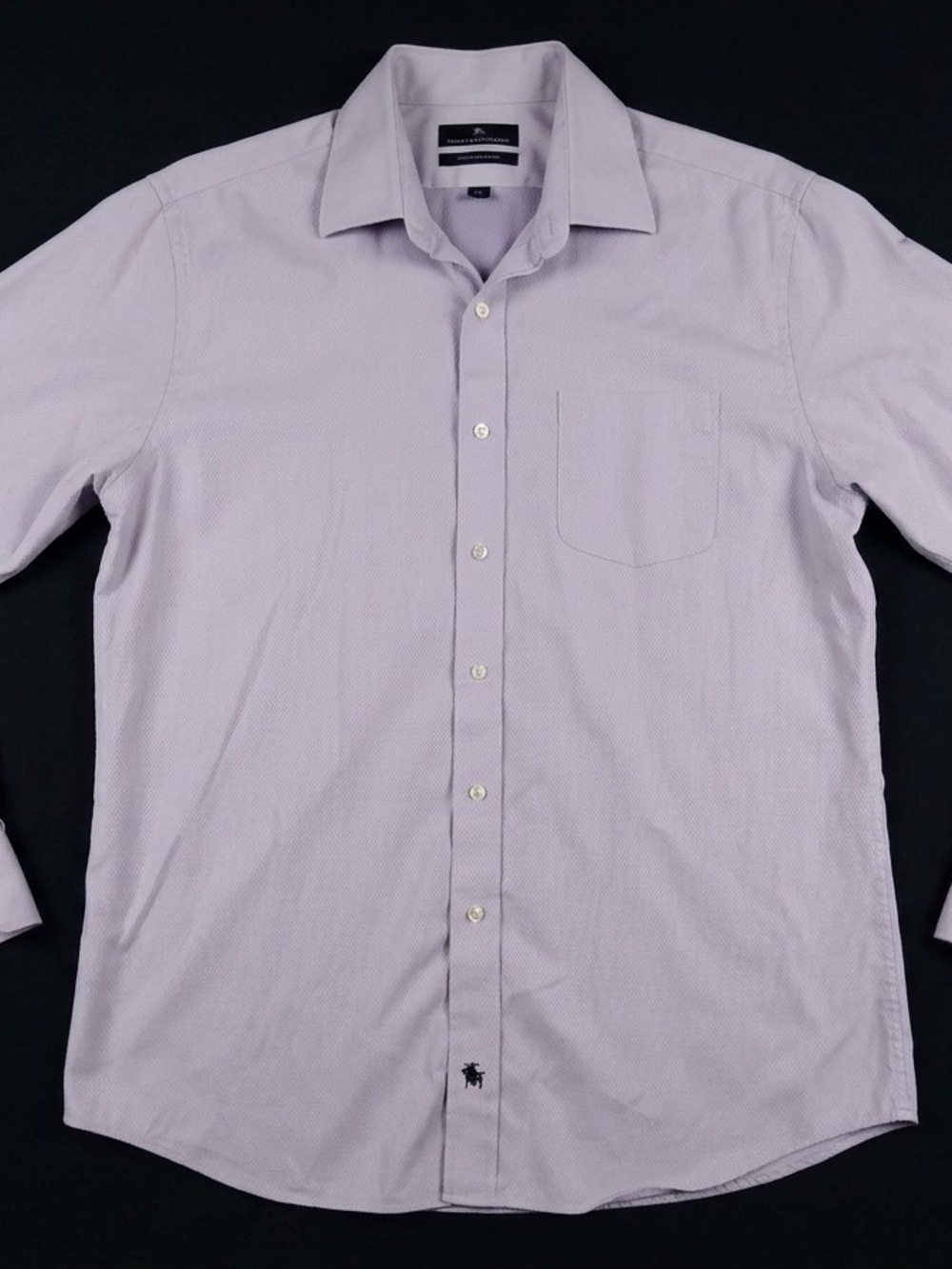 Hart Schaffner Marx Men's Light Lavender Dress Shirt
